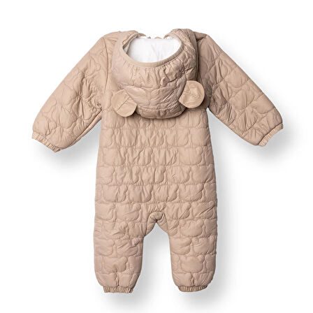 Midimod Erkek Bebek Astronot Tulum Fermuarlı Uzun Kol Patikli Paça