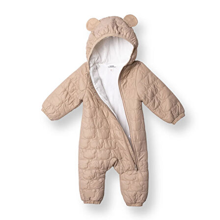 Midimod Erkek Bebek Astronot Tulum Fermuarlı Uzun Kol Patikli Paça