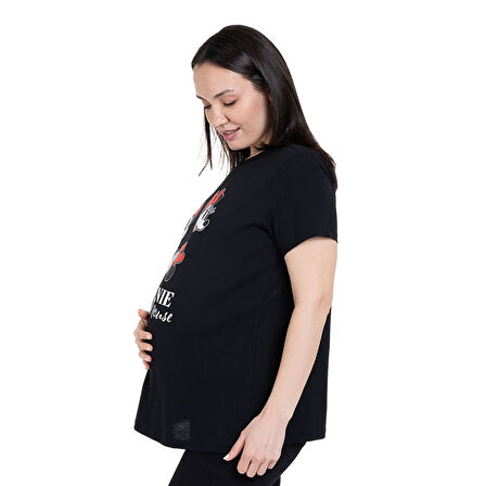 Disney baby Baby Mom Hamile Kısa Kol Tshirt