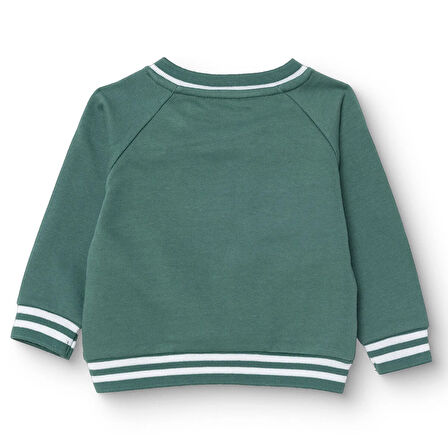 HelloBaby Erkek Bebek Camp Life Sweatshirt Bisiklet Yaka Uzun Kol