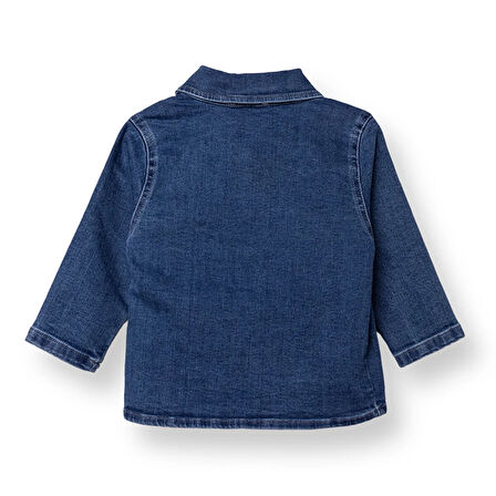 HelloBaby Erkek Bebek Circus Gömlek Denim Uzun Kol