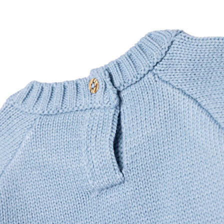 HelloBaby Erkek Bebek Mountain Explorer Kazak Triko Bisiklet Yaka Uzun Kol