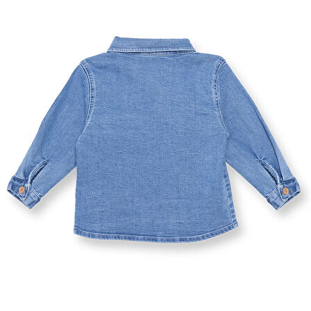 HelloBaby Erkek Bebek Cool Dino Gömlek Modelli Yaka Uzun Kol