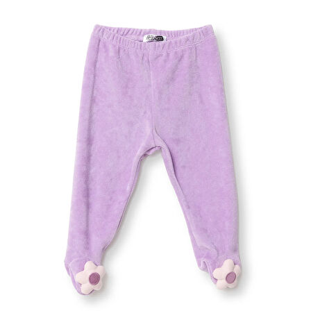 HelloBaby Kız Bebek Yenidoğan Kadife Patikli Alt