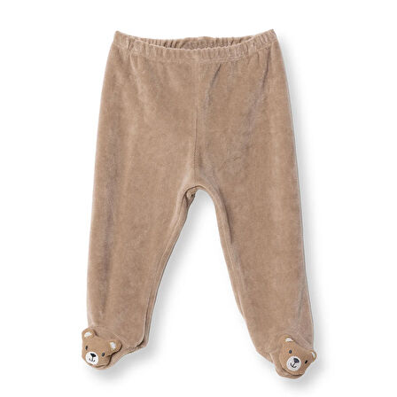 HelloBaby Erkek Bebek Yenidoğan Kadife Patikli Alt Kadife