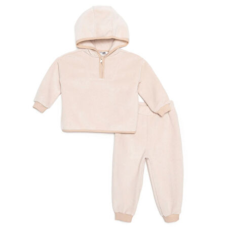 HelloBaby Erkek Bebek Eşofman Takımı Fermuarlı Uzun Kol Reçme Paça