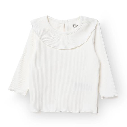 HelloBaby Kız Bebek Yenidoğan Sweatshirt Düğmeli Kaşkorse Bisiklet Yaka Uzun Kol