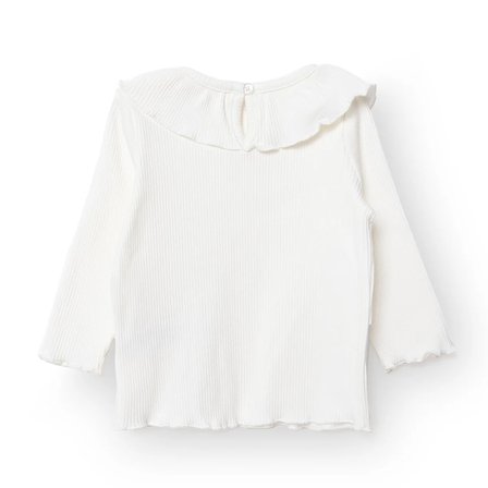 HelloBaby Kız Bebek Yenidoğan Sweatshirt Düğmeli Kaşkorse Bisiklet Yaka Uzun Kol