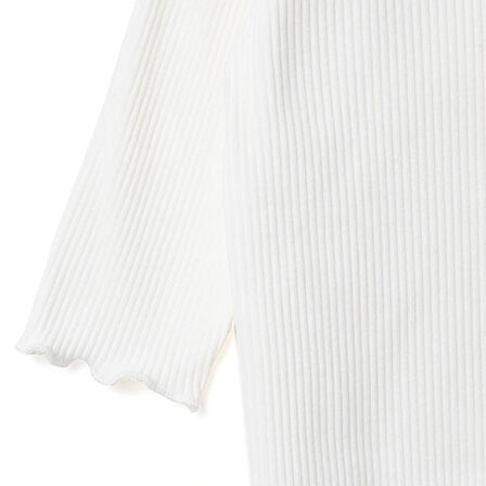 HelloBaby Kız Bebek Yenidoğan Sweatshirt Düğmeli Kaşkorse Bisiklet Yaka Uzun Kol