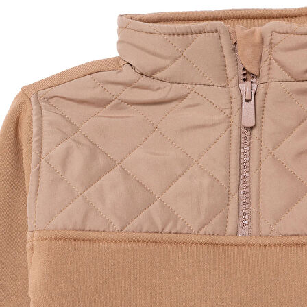 HelloBaby Erkek Bebek Sweatshirt Fermuarlı Camp Life Uzun Kol