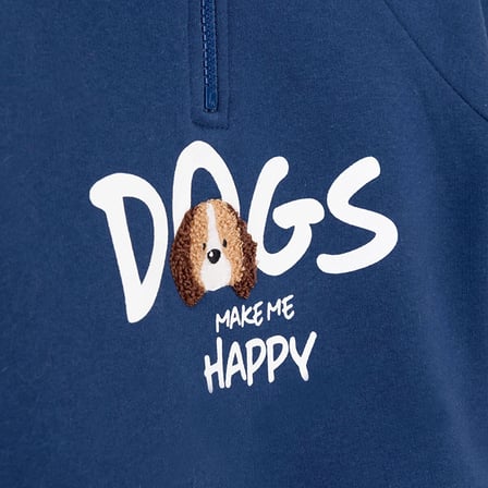 HelloBaby Erkek Bebek Happy Animals Sweatshirt Fermuarlı Hakim Yaka Uzun Kol