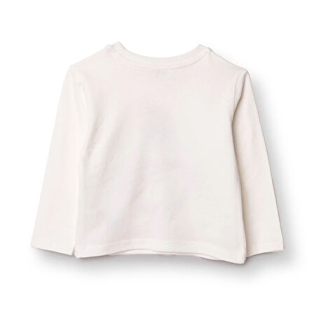 HelloBaby Erkek Bebek New Year Uzun Kol Tshirt İki İplik Bisiklet Yaka Uzun Kol
