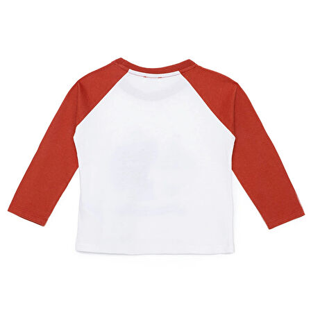 HelloBaby Erkek Bebek Circus Uzun Kol Tshirt Bisiklet Yaka Uzun Kol