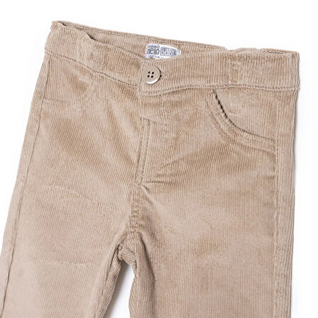 HelloBaby Erkek Bebek Happy Animals Pantolon Gabardin Ribanalı Paça