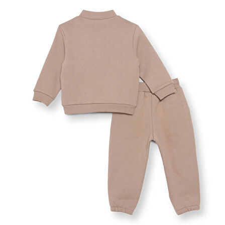 HelloBaby Erkek Bebek Camp Life Eşofman Takımı Çıtçıtlı Uzun Kol Lastikli Paça