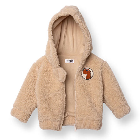 HelloBaby Erkek Bebek Welsoft Mont Kapüşonlu Yaka Wellsoft Örme Uzun Kol