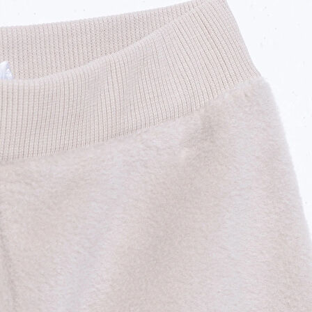 HelloBaby Erkek Bebek Polar Pantolon Modelli Yaka Atlet Kol Lastikli Paça