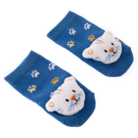 HelloBaby Erkek Bebek Oyuncaklı Çorap