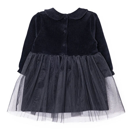 HelloBaby Kız Bebek Mevlüt Kıyafeti Çıtçıtlı Bisiklet Yaka Uzun Kol Reçme