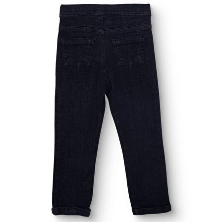 HelloBaby Erkek Bebek Cool Boy Denim Pantolon Denim Lastikli Paça