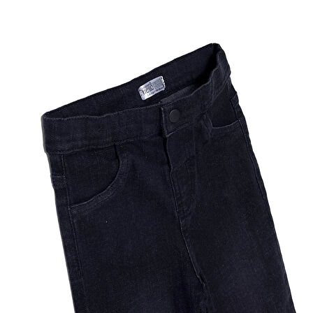 HelloBaby Erkek Bebek Cool Boy Denim Pantolon Denim Lastikli Paça