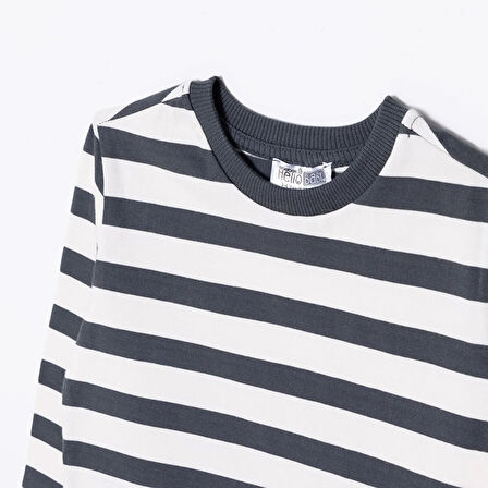 HelloBaby Erkek Bebek Uzun Kol Tshirt Cool Boy Bisiklet Yaka