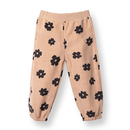 HelloBaby Kız Bebek Polar Pantolon Lastikli Paça