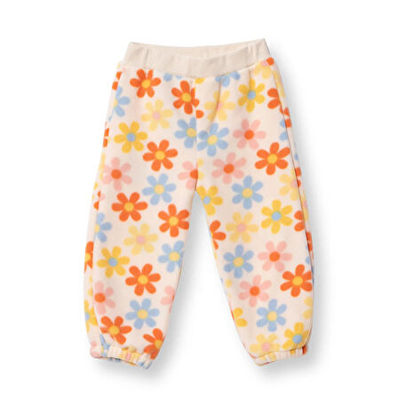 HelloBaby Kız Bebek Polar Pantolon Lastikli