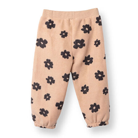 HelloBaby Kız Bebek Polar Pantolon Lastikli Paça