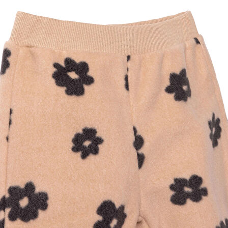 HelloBaby Kız Bebek Polar Pantolon Lastikli Paça