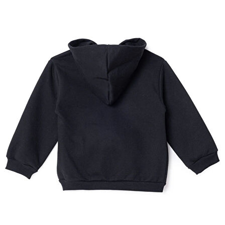 HelloBaby Erkek Bebek Kapüşonlu Hırka Fermuarlı Uzun Kol