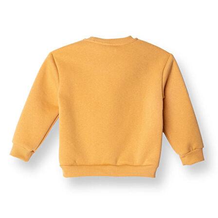 HelloBaby Erkek Bebek Woodland Boy 1 Sweatshirt Şardonlu Bisiklet Yaka Uzun Kol