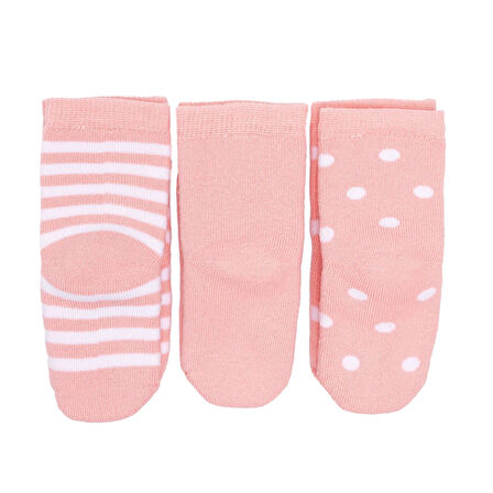 HelloBaby Kız Bebek 3lü Havlu Çorap