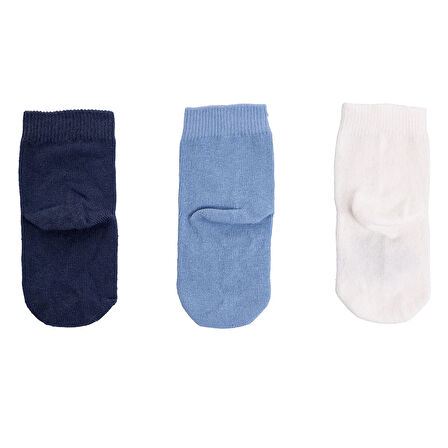 HelloBaby Erkek Bebek 3lü Soket Çorap