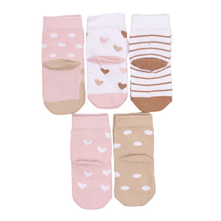 HelloBaby Kız Bebek 5'li Soket Çorap