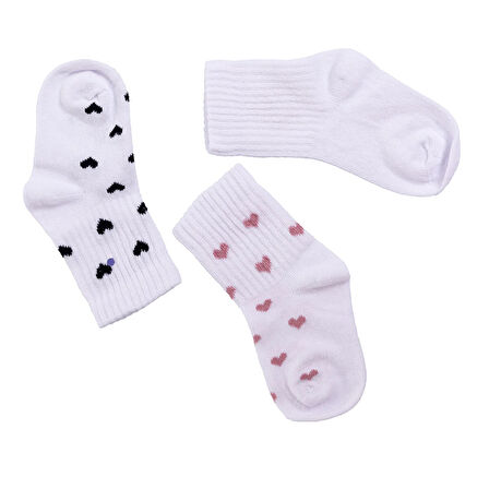 HelloBaby Kız Bebek 3lü Soket Çorap