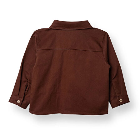 HelloBaby Erkek Bebek Woodland Boy 2 Gömlek Gabardin Uzun Kol