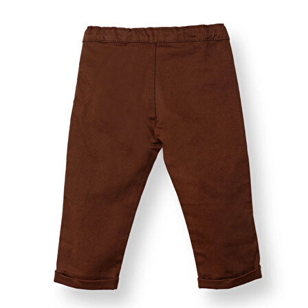 HelloBaby Erkek Bebek Woodland 1 Pantolon Gabardin Lastikli Paça