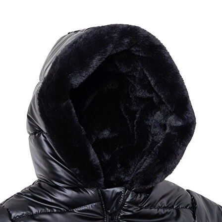 Midimod Kız Bebek Mont Çift Taraflı Fermuarlı Uzun Kol