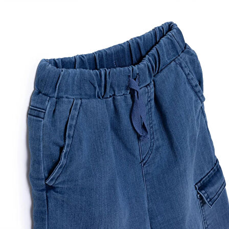 HelloBaby Erkek Bebek Mountain Explorer Denim Pantolon Lastikli Paça