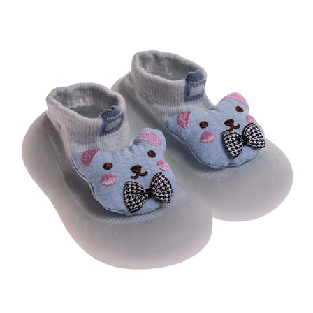 HelloBaby Erkek Bebek Çarık Çorap Hayvan Baskılı