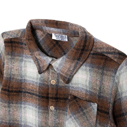 HelloBaby Erkek Bebek Gömlek Düğmeli Kapüşonlu Yaka Uzun Kol