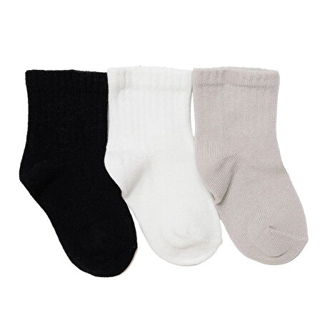 HelloBaby Erkek Bebek 3lü Soket Çorap