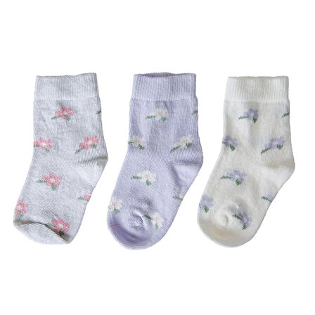 HelloBaby Kız Bebek 3lü Soket Çorap