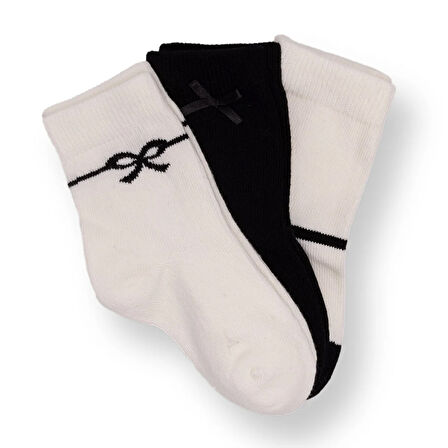 HelloBaby Kız Bebek 3lü Soket Çorap