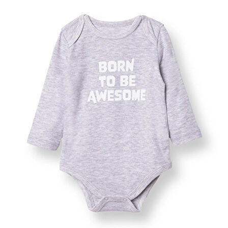 HelloBaby Erkek Bebek Uzun Kol Body Ribana Zarf Yaka