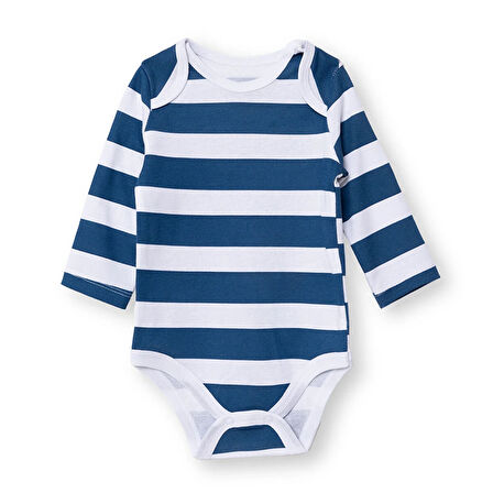 HelloBaby Erkek Bebek Uzun Kol Body Çıtçıtlı
