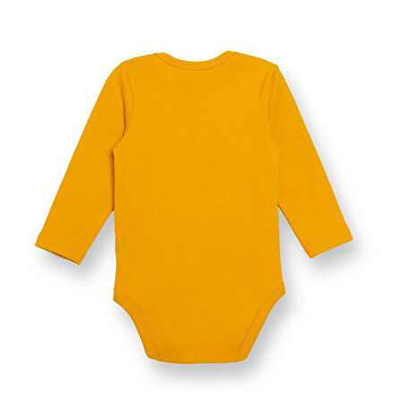 HelloBaby Erkek Bebek Uzun Kol Body İnterlok Çıtçıtlı Zarf Yaka