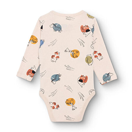HelloBaby Erkek Bebek Uzun Kol Body Çıtçıtlı Yaka