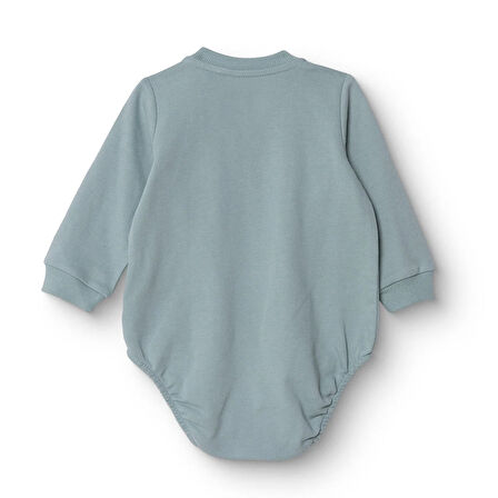 HelloBaby Erkek Bebek Uzun Kol Body İki İplik Çıtçıtlı Yaka Uzun Kol